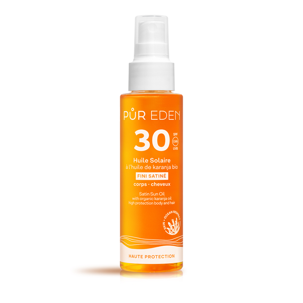 Huile Solaire SPF 30 Corps et Cheveux