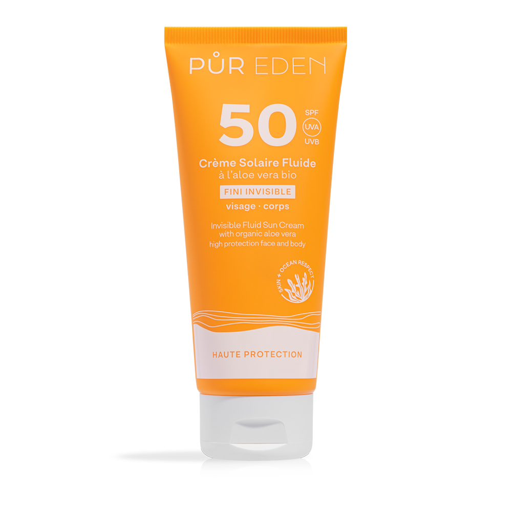 Crème Solaire Fluide Invisible SPF 50 Visage et Corps