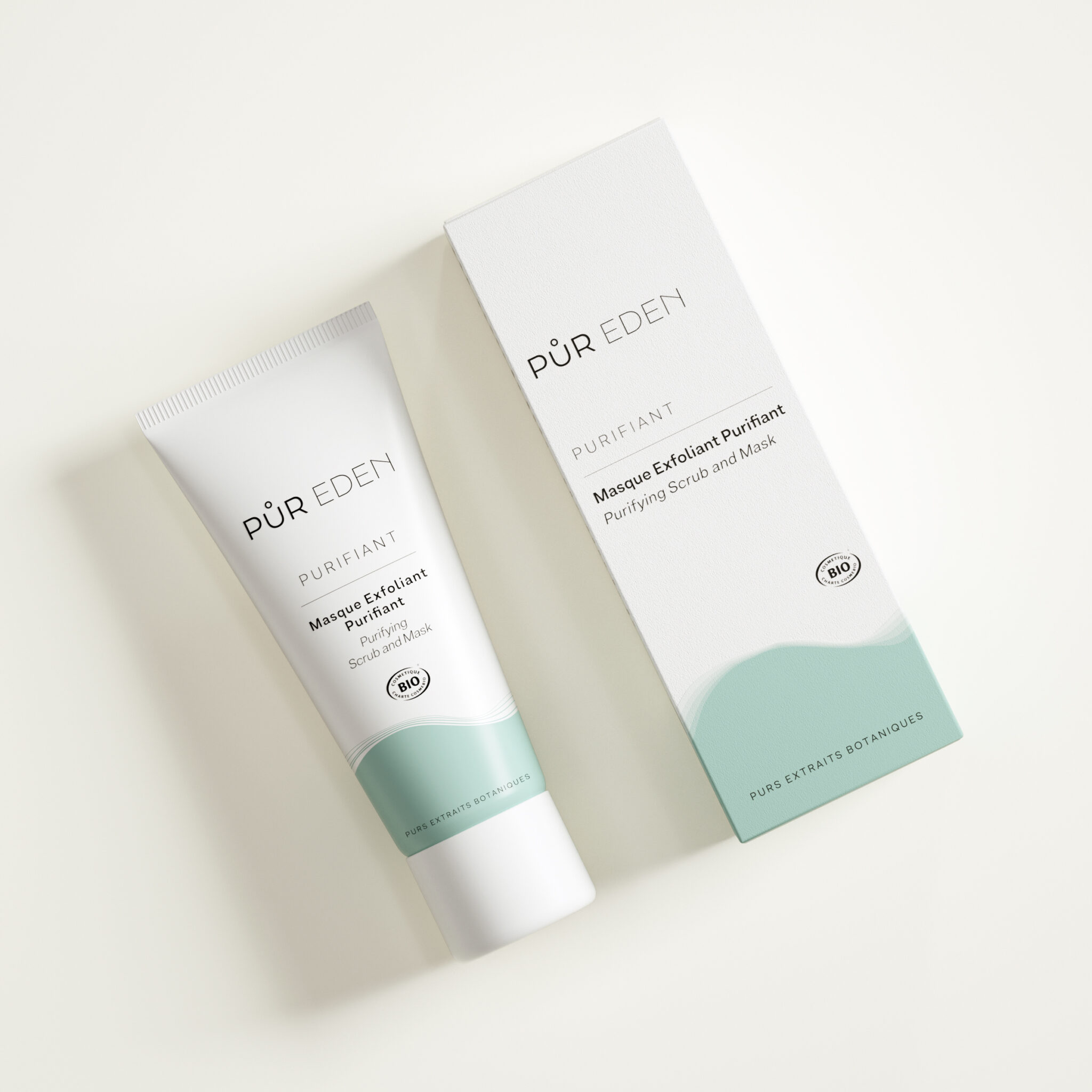 PUR EDEN – MASQUE EXFOLIANT PURIFIANT TUBE+ETUI
