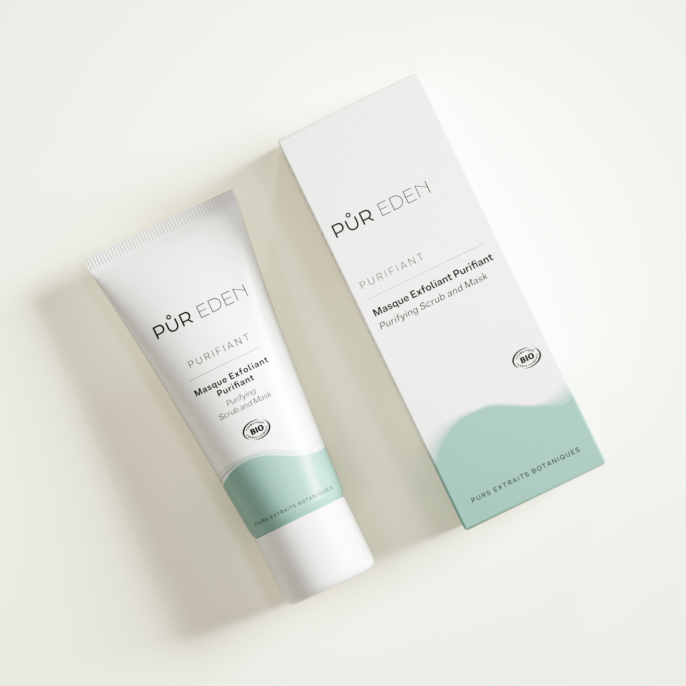 PUR EDEN – MASQUE EXFOLIANT PURIFIANT TUBE+ETUI