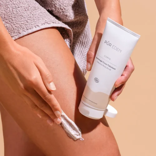 PUR EDEN Gommage Corps Fabuleux application exfoliant corps sur la peau