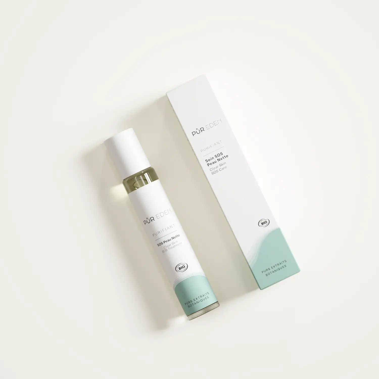 PUR EDEN Sos Peau Nette soin purifiant ciblé avec flacon et étui