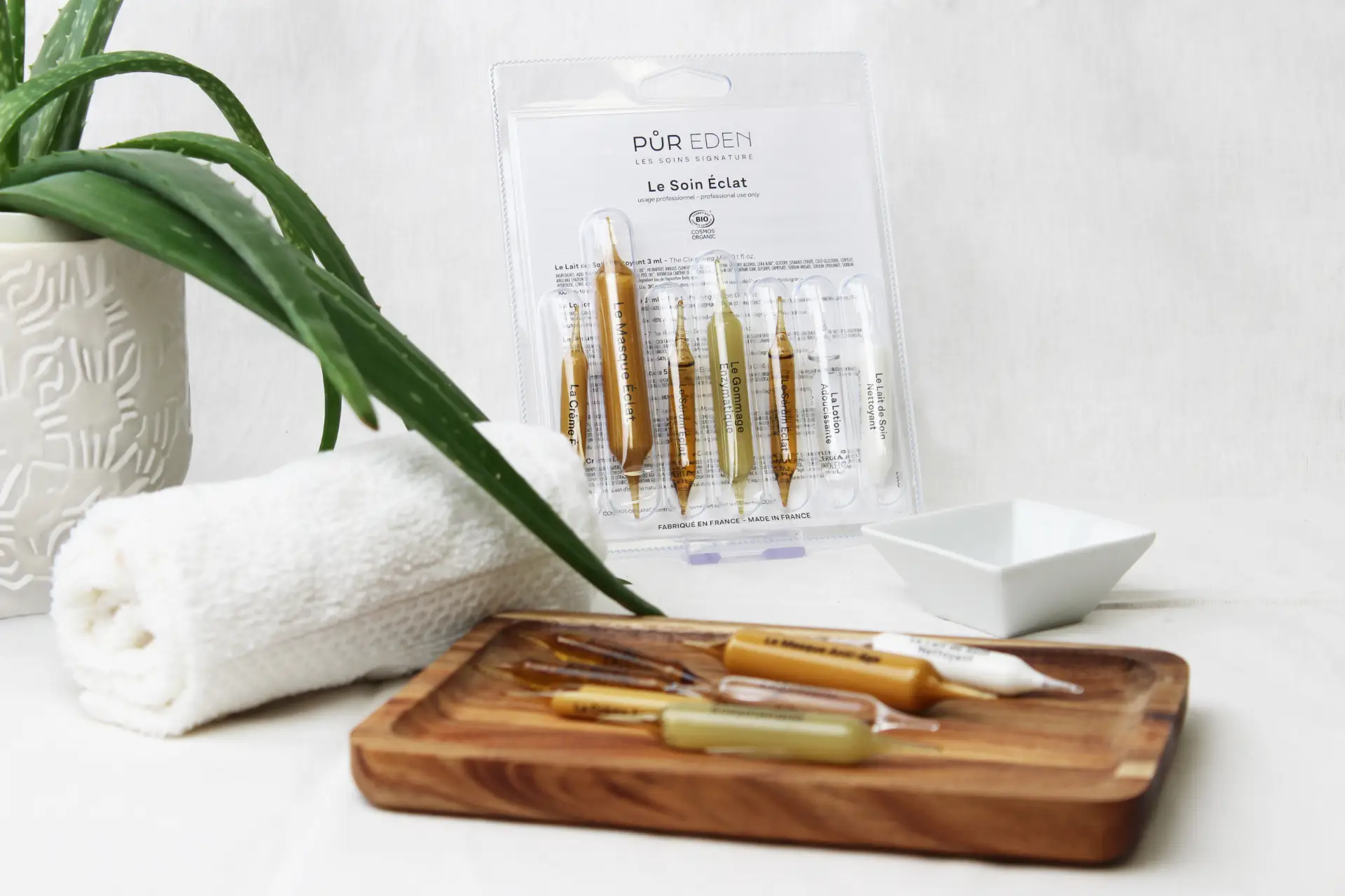 Soin Éclat Pur Eden – Les Soins Signature avec ampoules et aloe vera